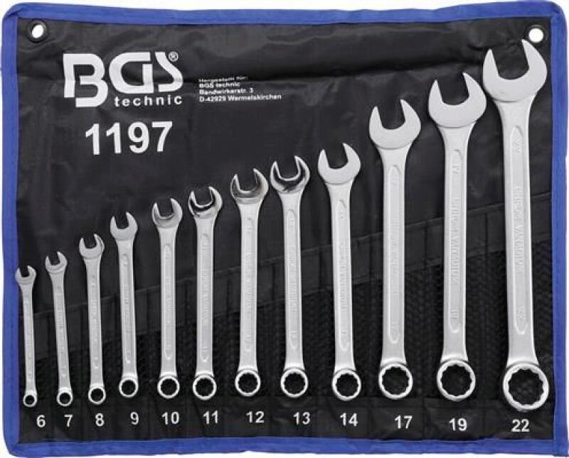 BGS Spanner Set, ring / open ended