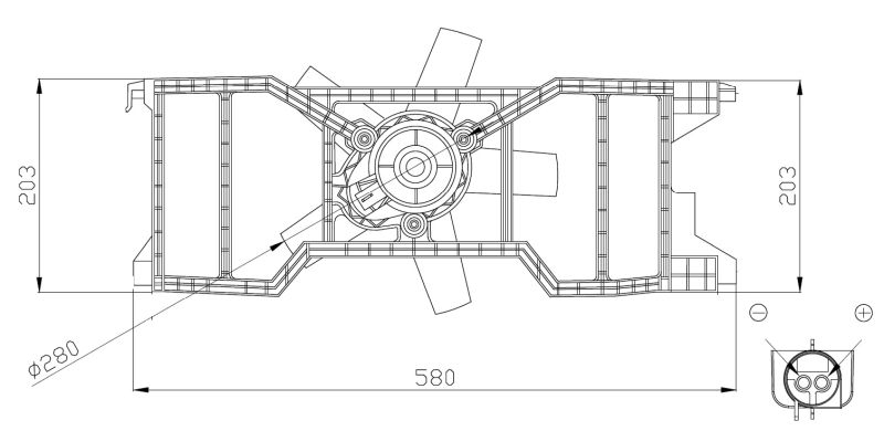 NRF Fan, engine cooling