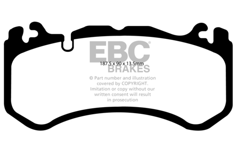 EBC Brakes Bremsbelagsatz, Scheibenbremse