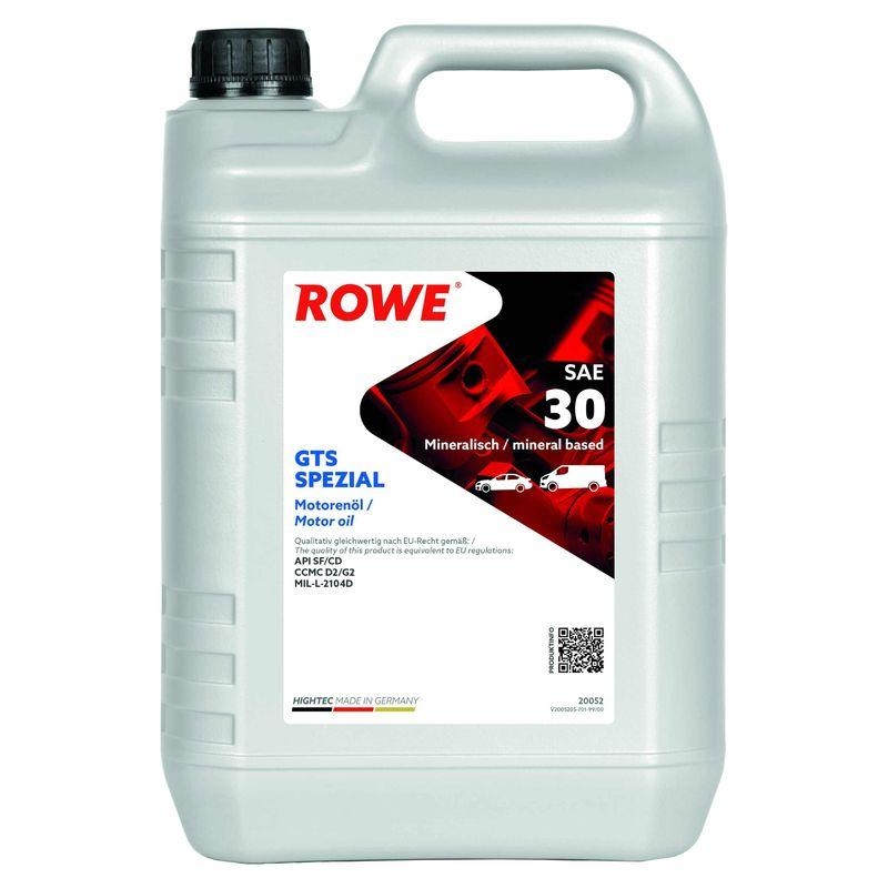 ROWE Motoröl 5L Liter HIGHTEC GTS SPEZIAL SAE 30