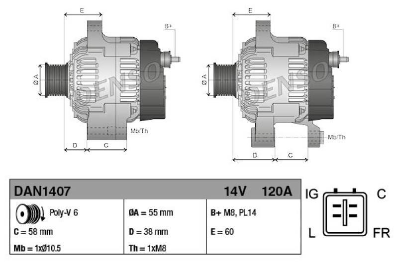 DENSO Alternator