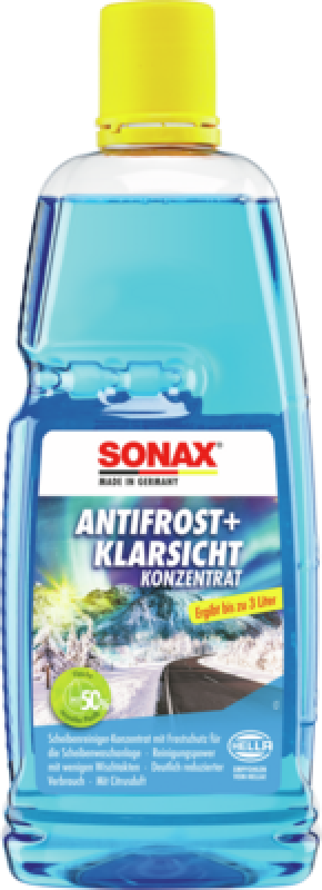 SONAX Antifreeze, window cleaning system Antifreeze + clear view concentrate