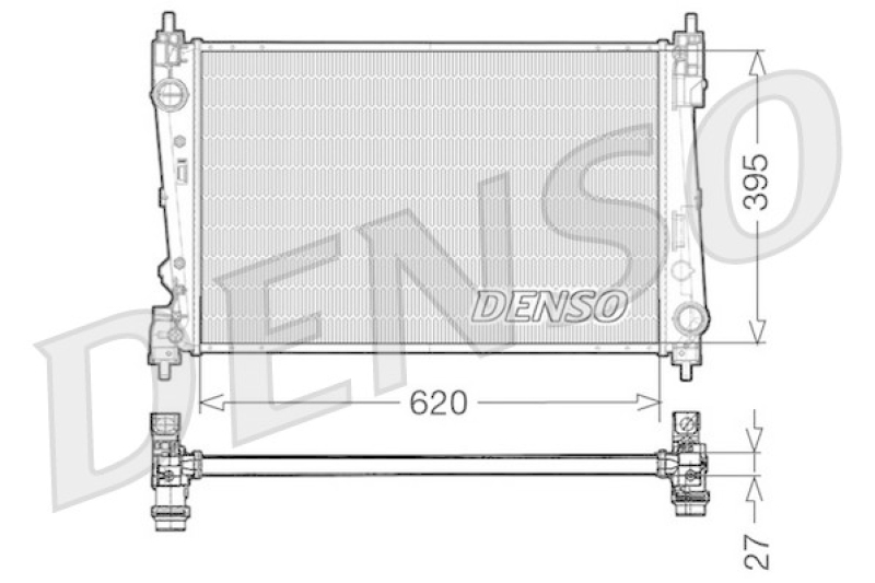 DENSO Radiator, engine cooling