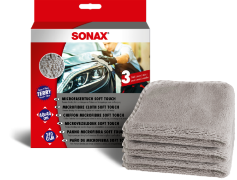 SONAX Cleaning Cloth Microfibre cloth soft touch
