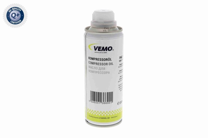 VEMO Oil, compressor Q+, original equipment manufacturer quality