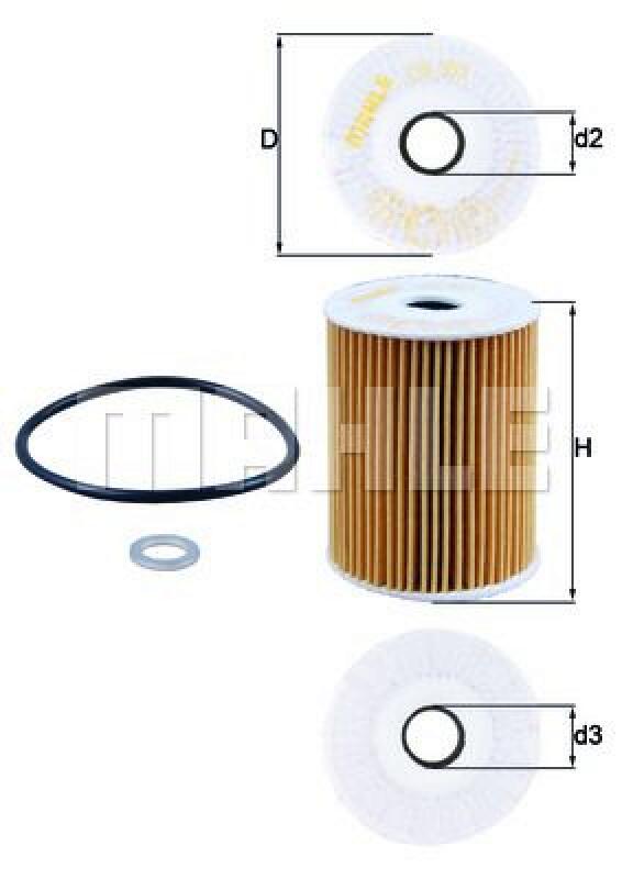 MAHLE Oil Filter