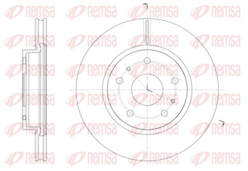 2x KAWE Brake Disc