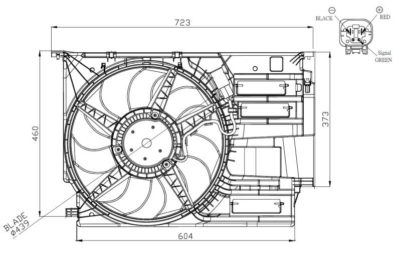 NRF Fan, engine cooling