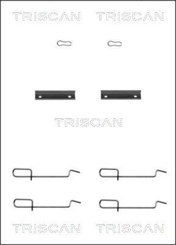 TRISCAN Zubehörsatz, Scheibenbremsbelag