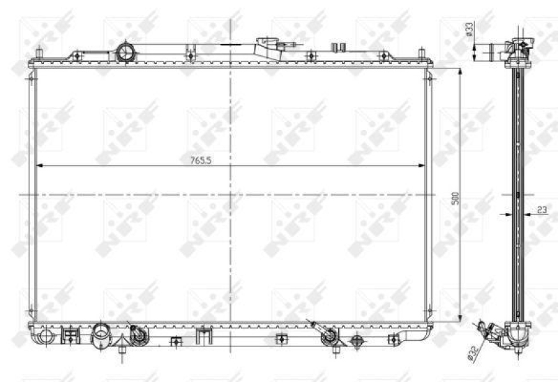 NRF Kühler, Antriebsbatterie EASY FIT