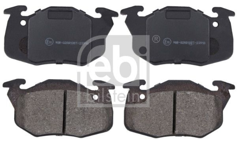 FEBI Bremsscheiben Ø247mm + Beläge vorne passend für Peugeot 106 2 Citroen Saxo