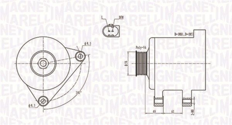 MAGNETI MARELLI Alternator