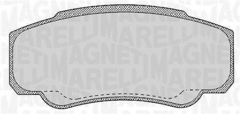 MAGNETI MARELLI Brake Pad Set, disc brake