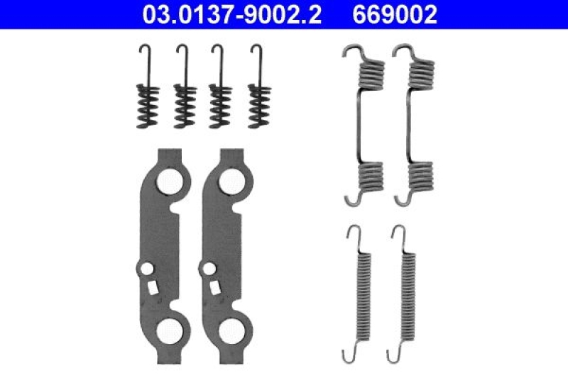 ATE Accessory Kit, parking brake shoes