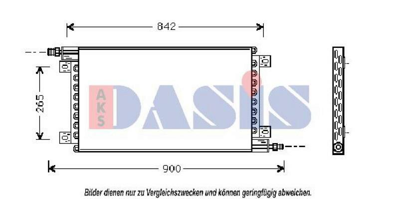 AKS DASIS Kondensator, Klimaanlage