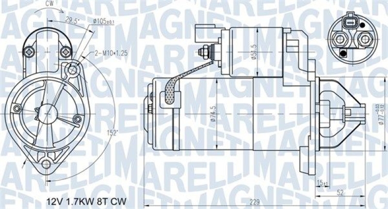 MAGNETI MARELLI Starter