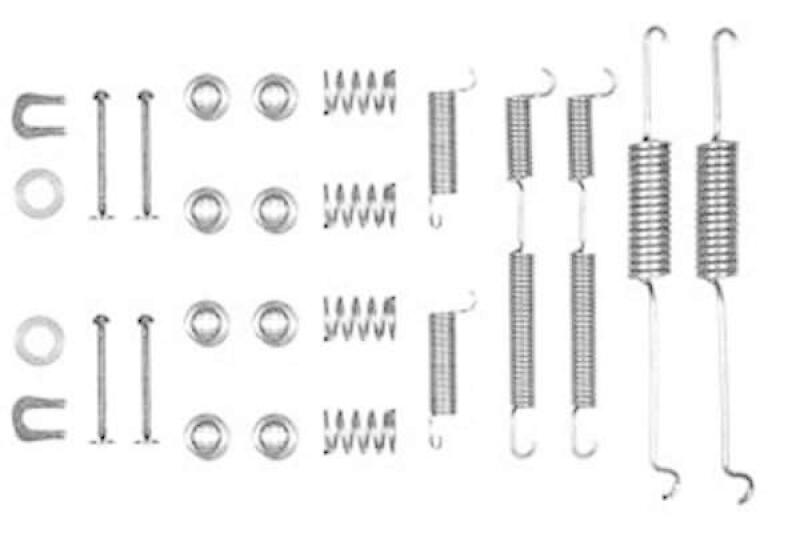 TRW Accessory Kit, brake shoes