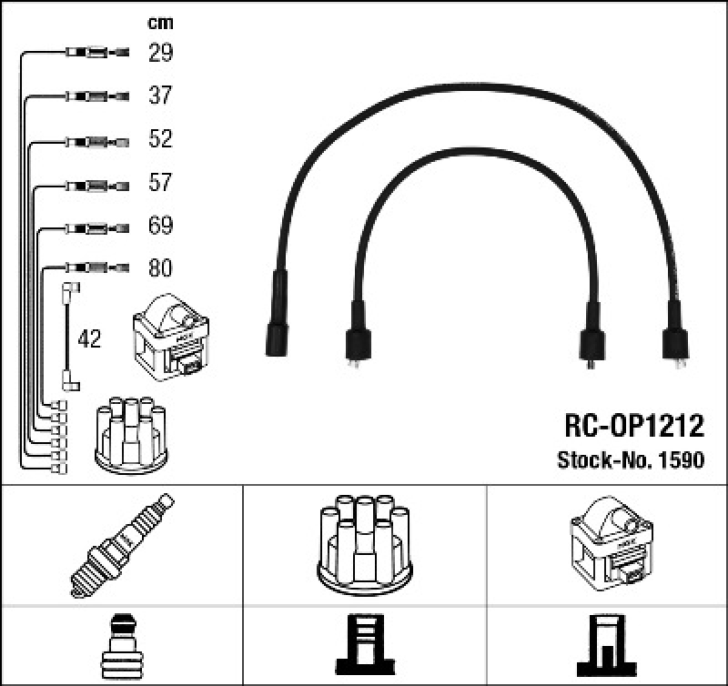 NGK Ignition Cable Kit