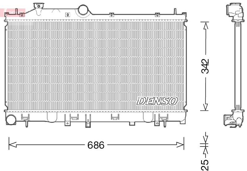 DENSO Radiator, engine cooling