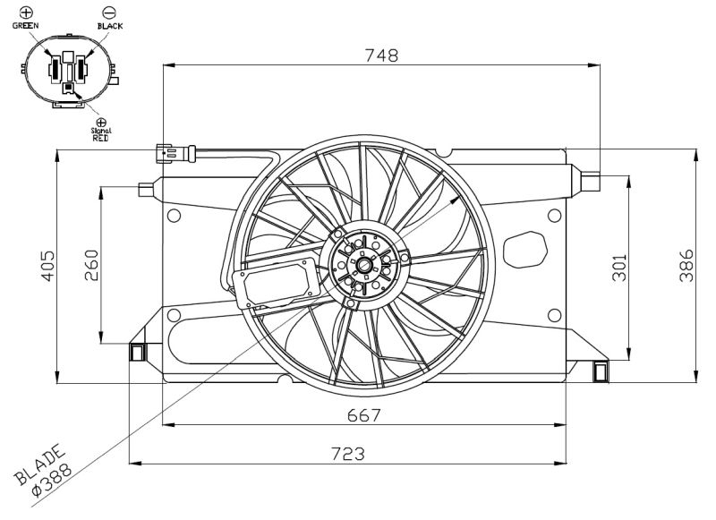 NRF Fan, engine cooling