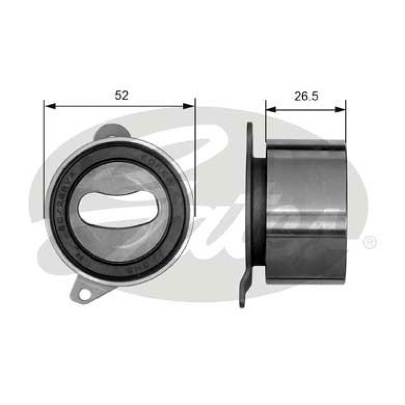 GATES Spannrolle, Zahnriemen PowerGrip®