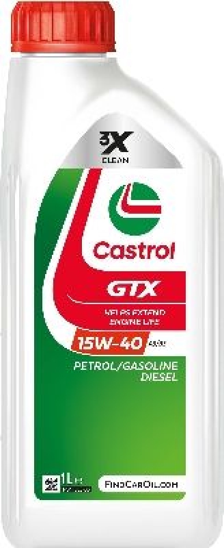 CASTROL Motoröl Castrol GTX 15W-40 A3/B3