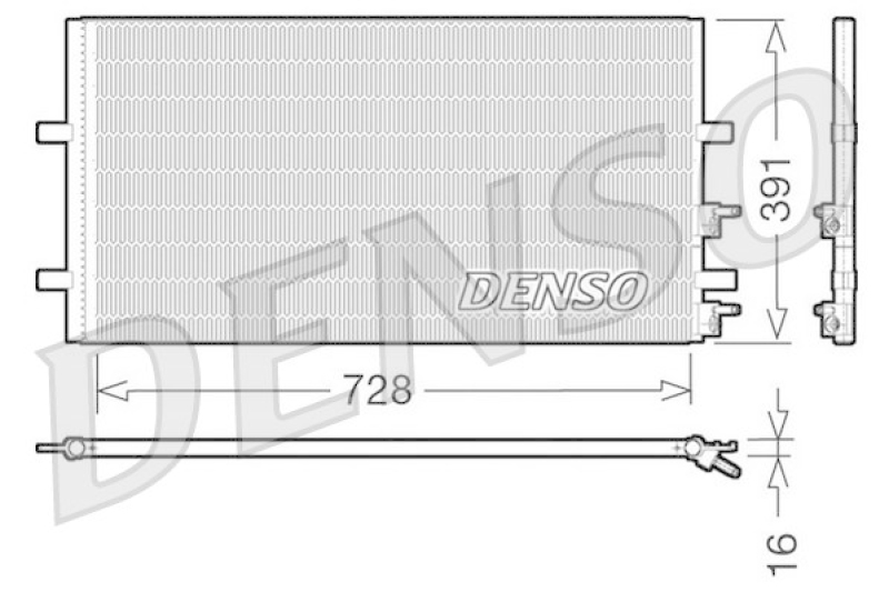 DENSO Condenser, air conditioning