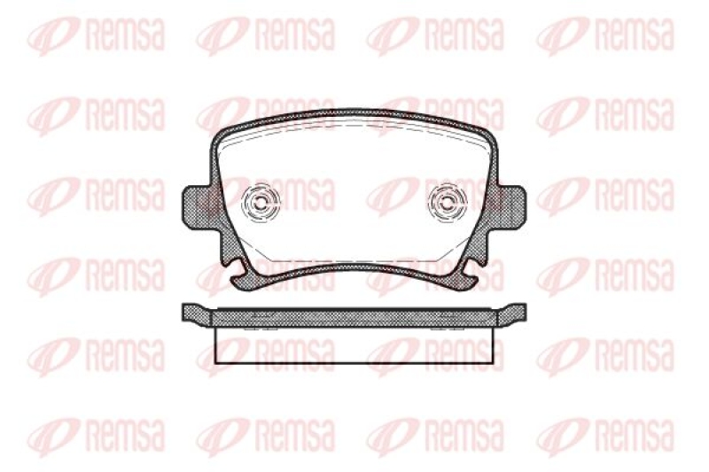 KAWE Brake Pad Set, disc brake