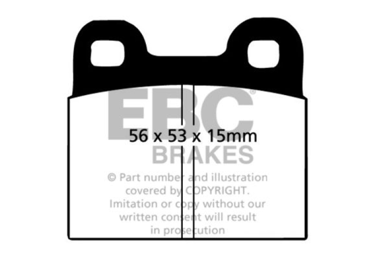 EBC Brakes Brake Pad Set, disc brake