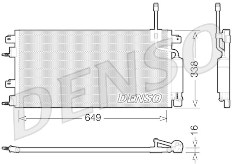 DENSO Condenser, air conditioning