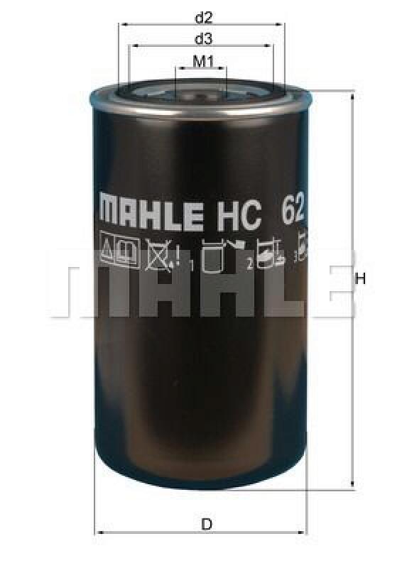 MAHLE Hydraulic Filter, automatic transmission