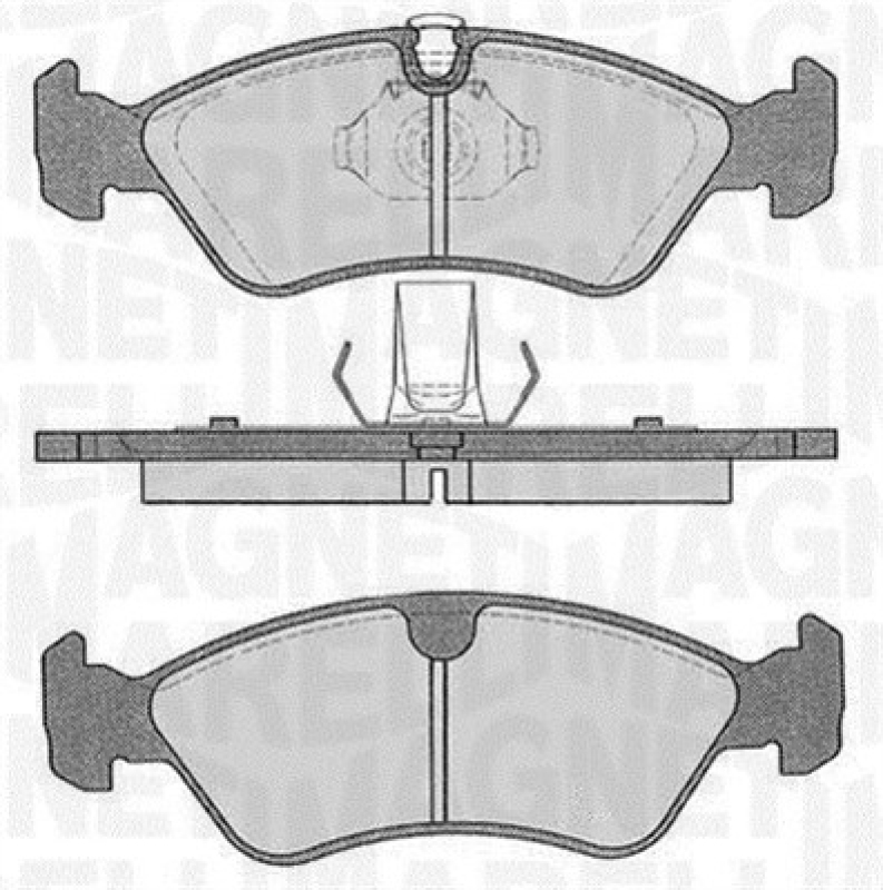 MAGNETI MARELLI Brake Pad Set, disc brake