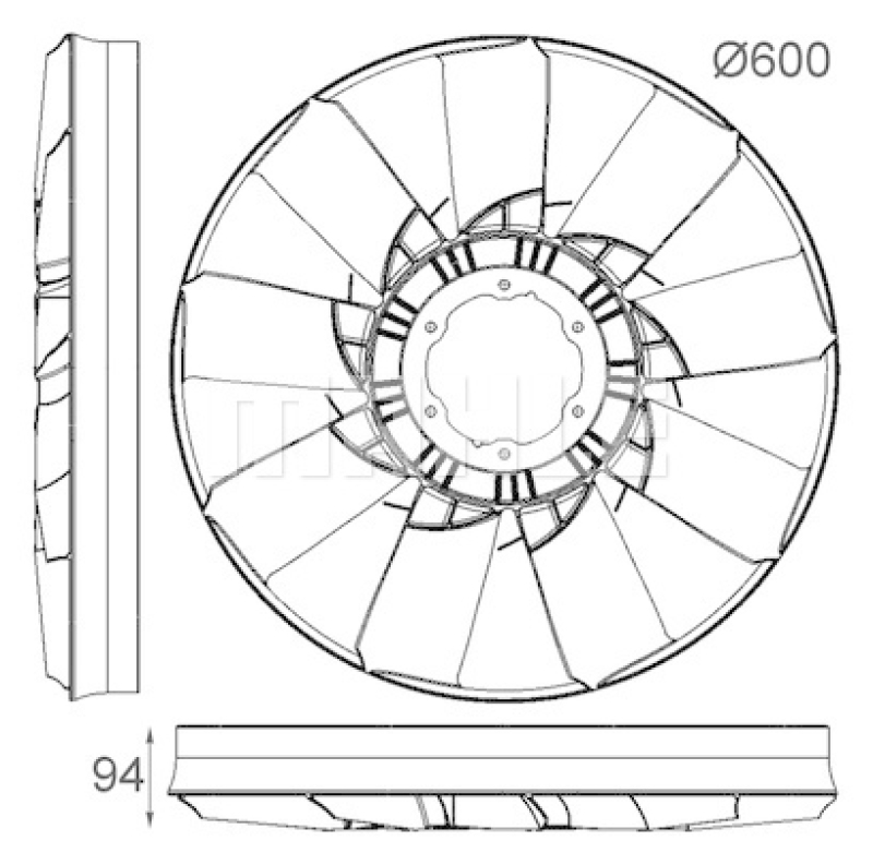 MAHLE Lüfterrad, Motorkühlung BEHR *** PREMIUM LINE ***