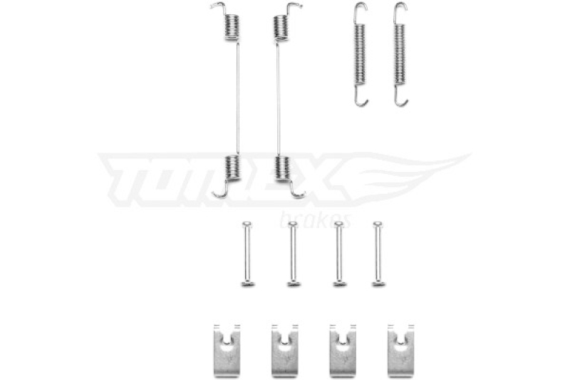 TOMEX Brakes Zubehörsatz Bremsbacken Trommelbremse Montagesatz