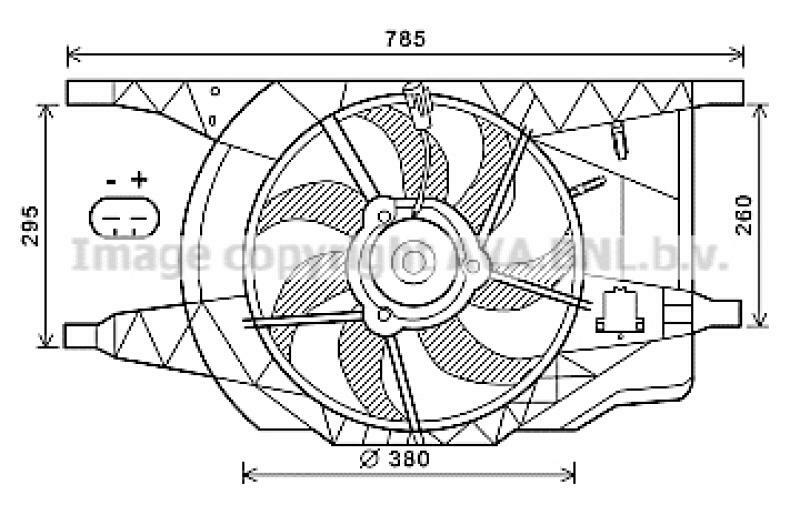 AVA QUALITY COOLING Lüfter, Motorkühlung