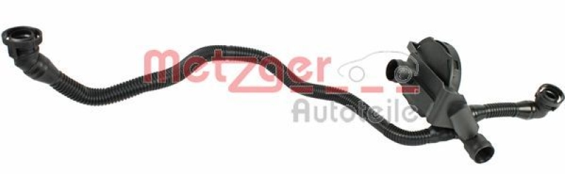 METZGER Hose, crankcase ventilation