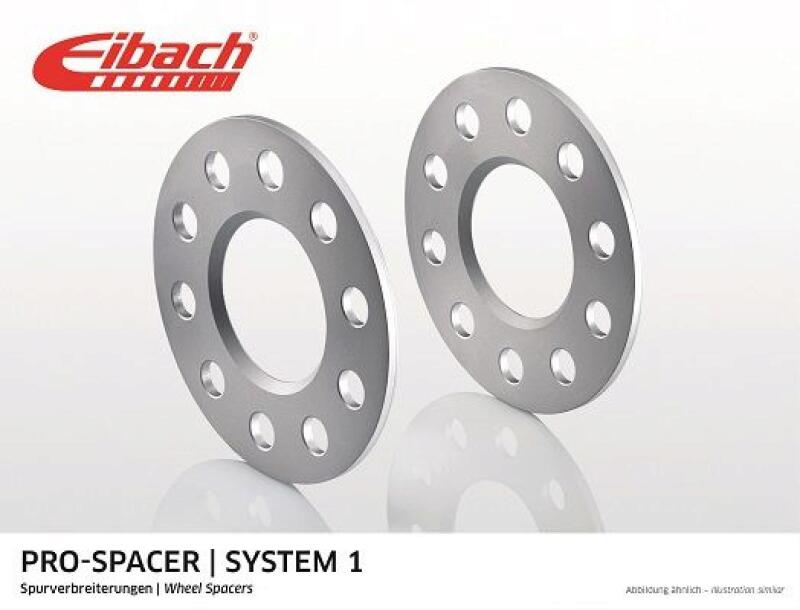 EIBACH Spurplatten Spurverbreiterung Distanzscheibe Ø65 4x108 10mm // 2x5mm