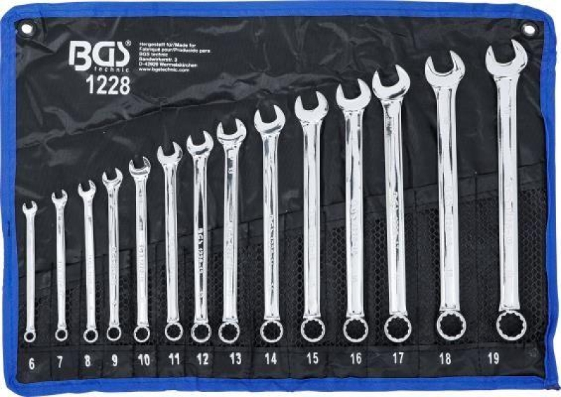 BGS Spanner Set, ring / open ended