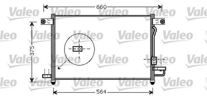 VALEO Condenser, air conditioning