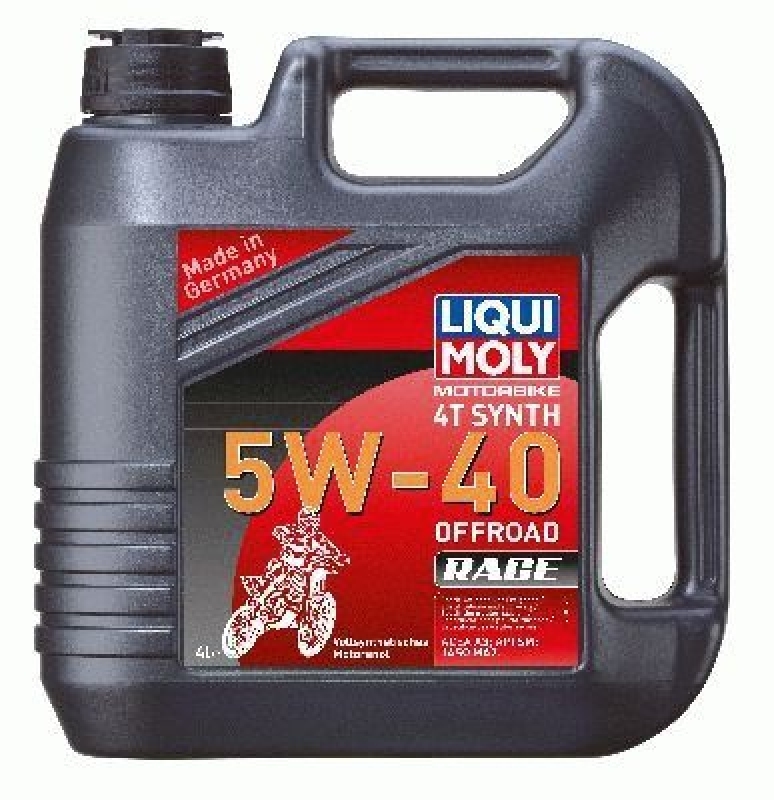 LIQUI MOLY Motoröl Motorbike 4T Synth 5W-40 Offroad Race