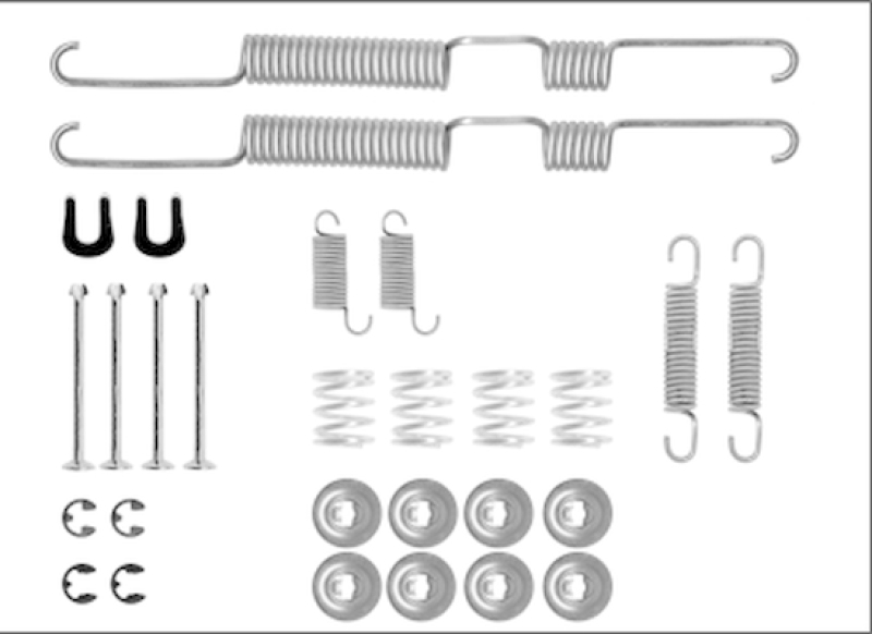 HELLA Accessory Kit, brake shoes