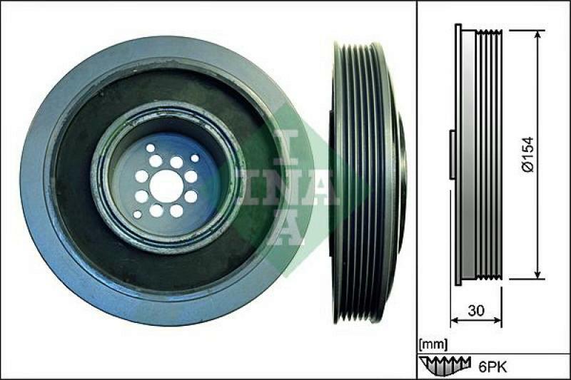 INA Belt Pulley, crankshaft