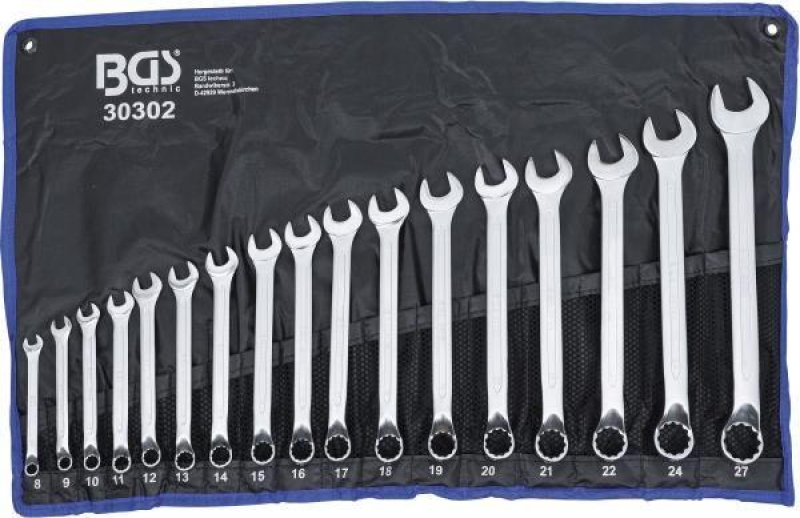 BGS Spanner Set, ring / open ended