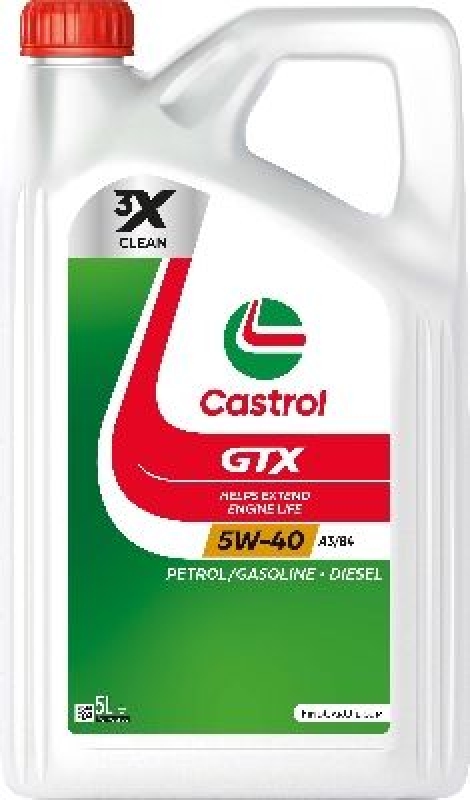 CASTROL Motoröl Castrol GTX 5W-40 A3/B4