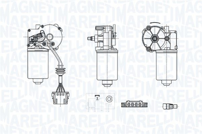 MAGNETI MARELLI Wischermotor