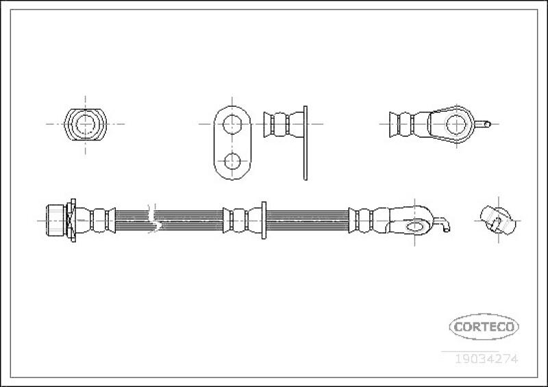 CORTECO Bremsschlauch