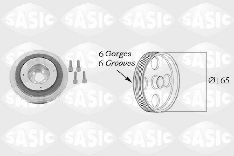 SASIC Belt Pulley, crankshaft