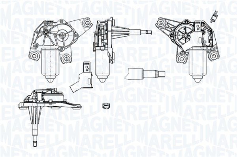 MAGNETI MARELLI Wischermotor