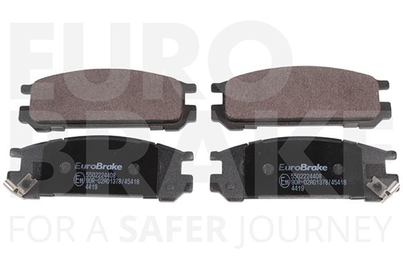 EUROBRAKE Brake Pad Set, disc brake