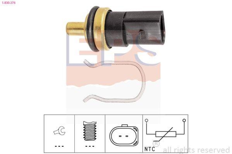 EPS Sensor, Kraftstofftemperatur Made in Italy - OE Equivalent